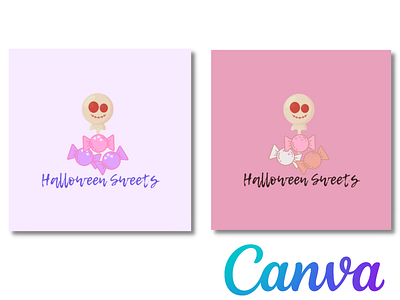 Halloween Logo Canva Template|Check Description to order. 3d animation branding canva channel children design fiverr graphic design gumroad halloween logo motion graphics order spooky subscribe sweets template ui youtube