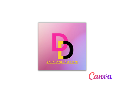 3D Interlocked Letter Canva Template|Check Description to order.