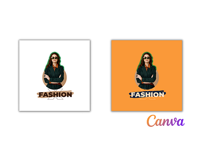 Canva Logo Template Fashion Brands|Check Description to order. 3d animation branding canva channel clothing design fashion fiverr graphic design gumroad illustration logo motion graphics order template ui vector youtube