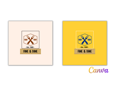 Canva Logo Template for Restaurants|Check Description to order.