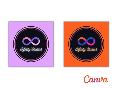 Canva Logo Template for Studio|Check Description to order. 3d animated animation branding canva channel design fiverr graphic design gumroad logo motion graphics order studio template ui youtube