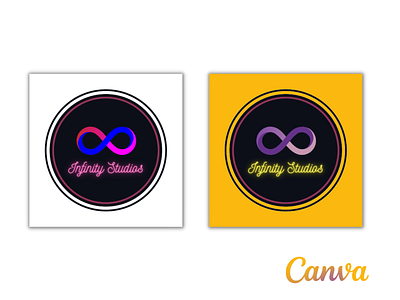 Canva Logo Template for Studio|Check Description to order. 3d animated animation branding canva channel design fiverr graphic design gumroad logo motion graphics order studio template ui youtube