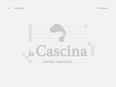 la Cascina logodesignrestaurantbrand