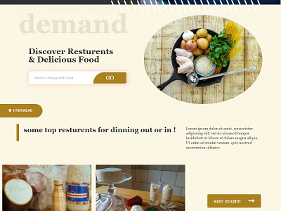 Cooking Website Design in Wordpress