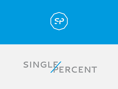 Single Percent cantarell decagon logo logotype