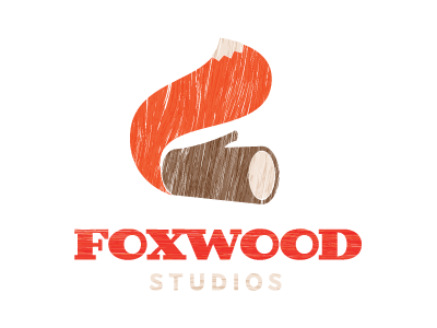 Foxwood Studios birra daphne fox foxwood identity logo texture typography wood