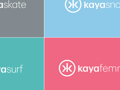 Kaya Clothing sub-brands kaya logo typography