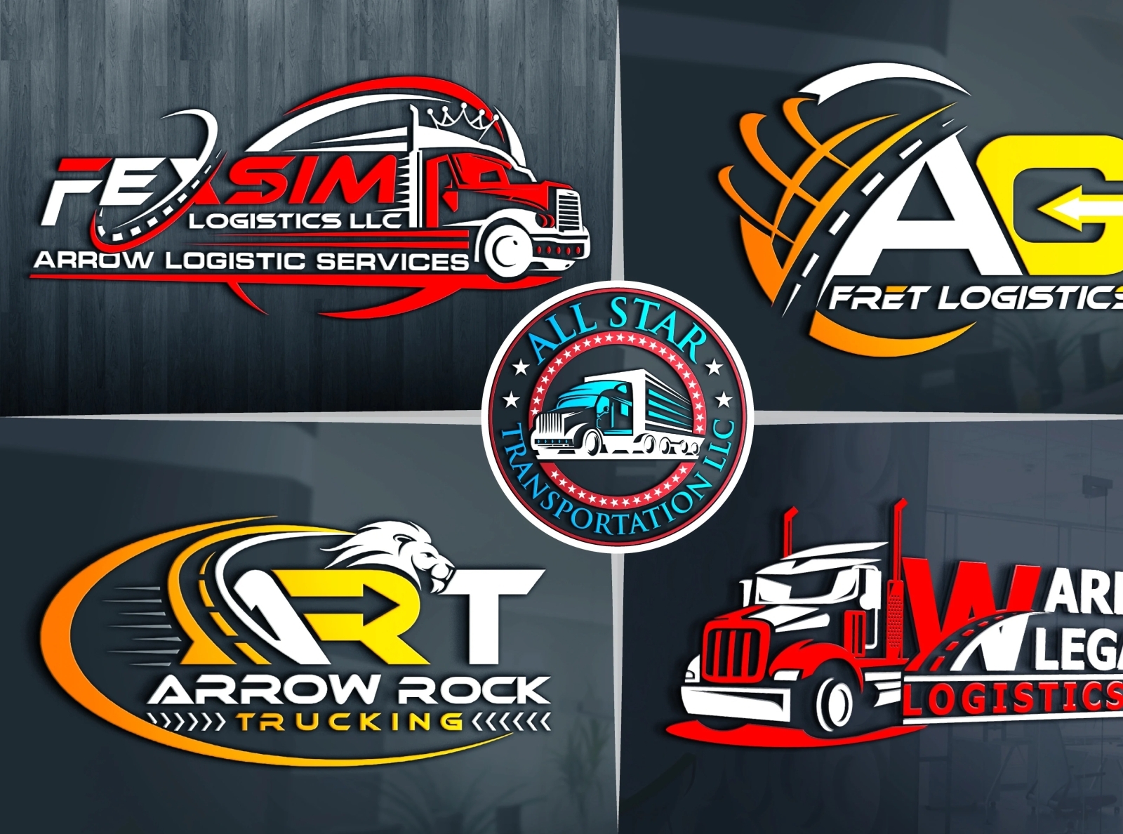 trucking logo design by Sehra_simon on Dribbble