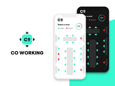 Co-Working Space App Concept app concept uidesign workspace