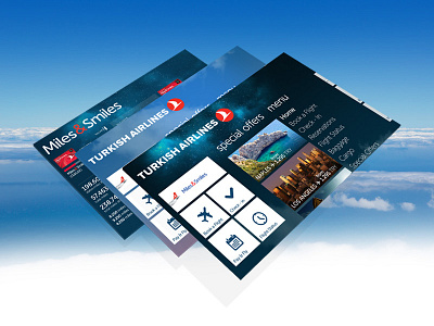 Turkish Airlines Windows Phone App Panorama Screen