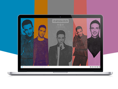 Web Design for Oguzhan Koç celebrity website singer website design