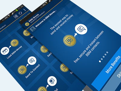 BBM Money Android App Dasboard banking android app bbm money permatabank
