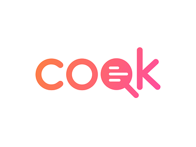 Cook - Recipe App Logo brading logo design logo design concept