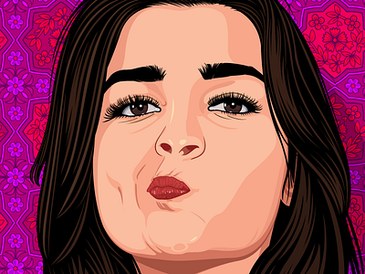 Alia-vector aliabhatt illustration