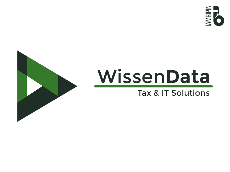 Wissendata Logo corporate logo company tech wissendata identity design flat branding