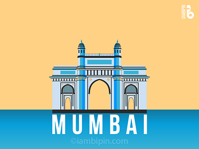 Gateway of India | Vector Art | Flat Design bombay cityscapes flat design gateway of india iambipin illustration india mumbai vector vectorart