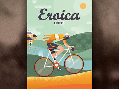 Eroica Poster cycling poster retro