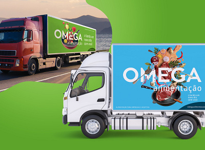 omega - Brand visual identity redesign branding design logo mockup