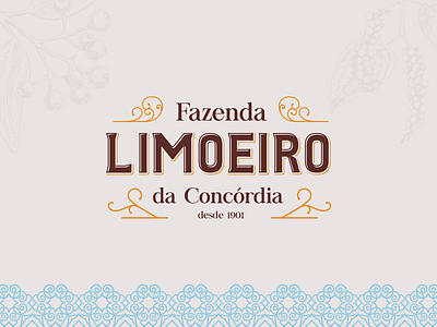 Fazenda Limoeiro da Concórdia - Logo Design branding design logo symbol typography