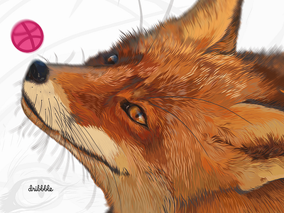 Foxy, go run! autumn drawing fox fun illustration leaves realism running t shirt