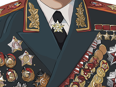 Georgy Zhukov. A great man with a great destiny (2K15). destiny georgy great hero history portrait wwii zhukov