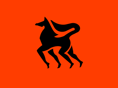 Horseman animal graphic graphicdesign horse logo logo design