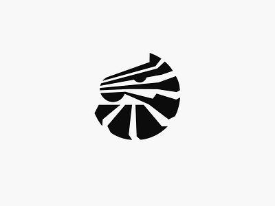 Zebra design graphic logo mark simple symbol