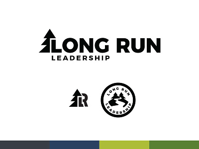 Long Run Concept brand leadership logo long run