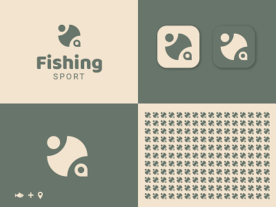 Fishing Sport logo branding graphic design logo