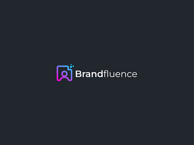 Brand fluence creative logo design