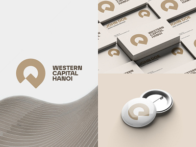 Western Capital Hanoi - Logo design branding identity design illustration illustrator logo logo design logo mark logomark monochrome real estate typography