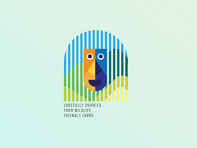 Wildlife Friendly illustration logo