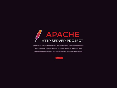 Apache Web Server Welcome Page