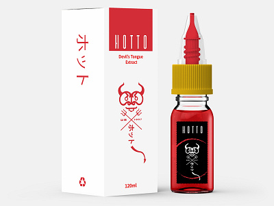 Hotto Hotsauce Branding branding design logo