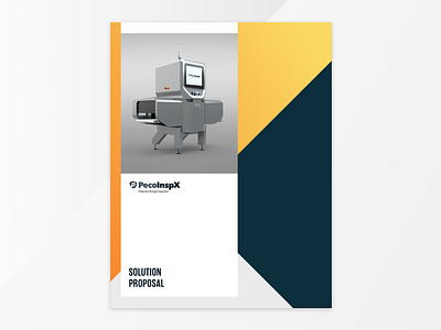 PecoInspX solution proposal design cover design pdf design