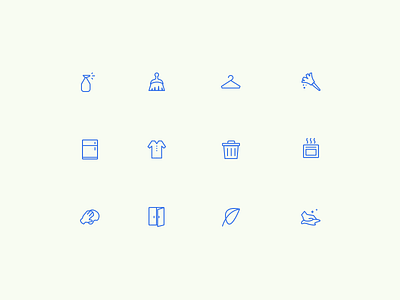 Pretty Tidy Icons clean custom design graphic iconography icons illustration line icons stroke ui vector web