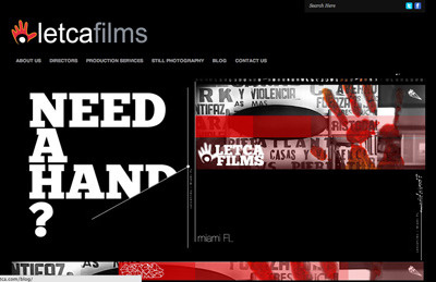 website - letcafilms.com webdesign website wordpress