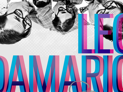 Leo Damario - Poster illustration poster typography