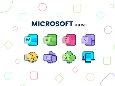 Foxbit Icon Pack - Microsoft Icons customization design google google play icon icon pack illustration illustrator microsoft play store vector