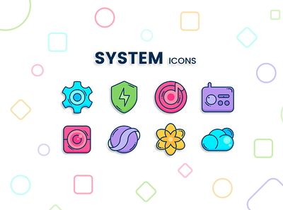 Foxbit Icon Pack - System Icons customization design google google play icon icon pack illustration illustrator play store vector