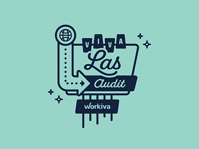 Viva Las Audit audit illustration las vegas neon