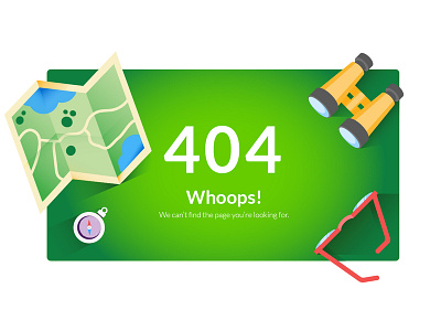 404 Error Page 404 page illustration maps
