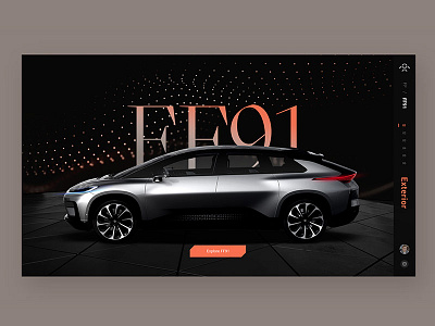 Faraday Future Pitch Concept ai automotive autonomous car z depth