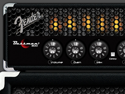 Fender® Bassman® 300 fender bassman 300 fender fuse fender guitars interface design software interface ui ux