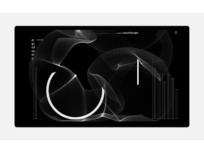 soundscape II. data design graphics illustration interactive interface uiux