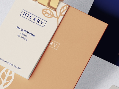 Hilary Eyewear brand branding design eyewear logo packaging packagingdesign