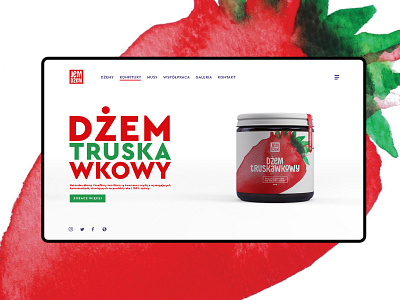 JemDżem branding design jam logo typography ui web design webdesign