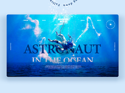 Astornaut in the Ocean