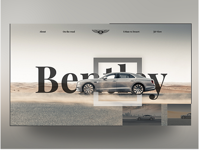 Bentley Ui Series bentley cars design exclusive high end minimal quality ui user experience user interaction user interface ux web