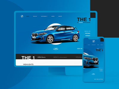 BMW THE 1 | Daily UI Challenge